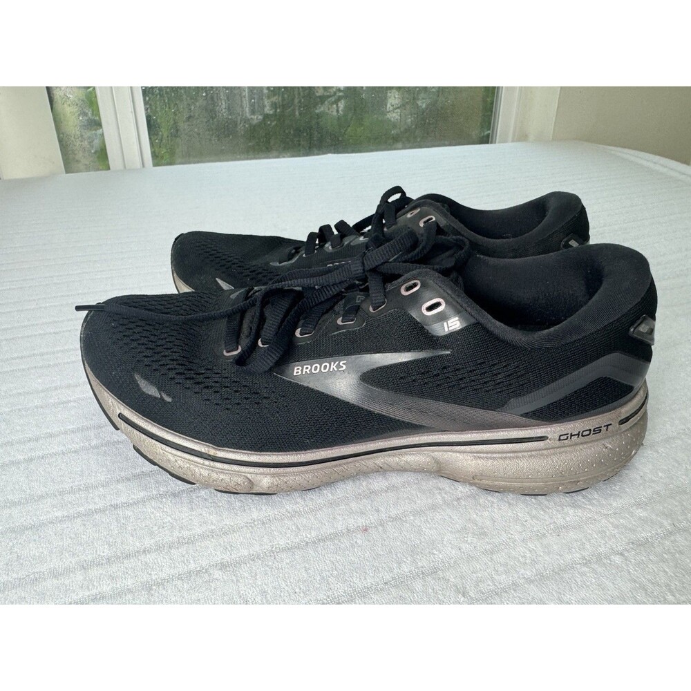 Brooks Ghost 15 Women’s Running Shoes Black Size 9 Medium